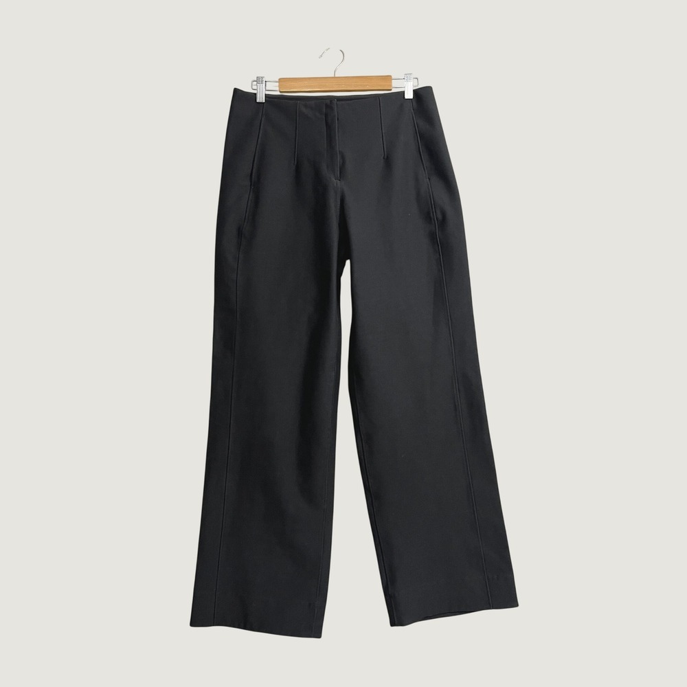 Lululemon City Sleek 5 Pocket Wide-Leg Pant Black High Rise Size 10